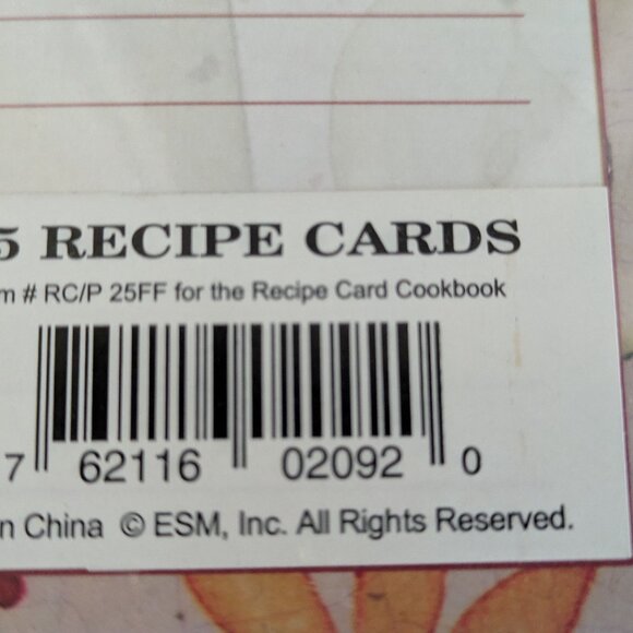 NWT! Spice Jar Labels, Recipe Cards & Recipe Flags - Picture 7 of 8